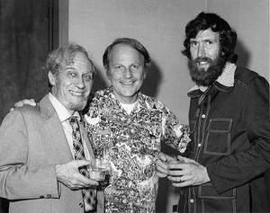 Bil Baird, Burr Tillstrom, and Jim Henson at the National Puppetry Festival, circa 1973