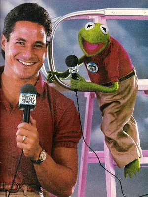 Greg Louganis and Kermit