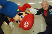 Mario and Buzz Aldrin.