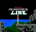 Tela de abertura de Adventure of Link