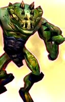 a green slaad