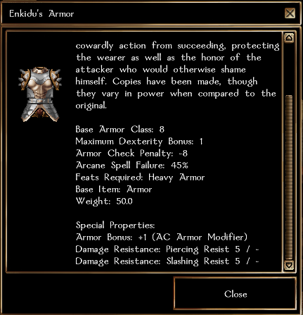 Enkidu's Armor