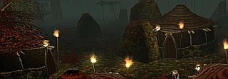 A village from immersive swamp