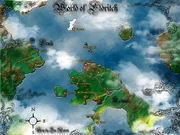 A map of DemonRealms (the world of Eldritch)
