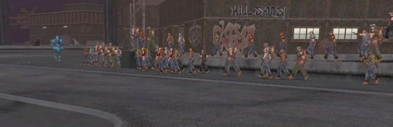 Scrapyarders rallying behind Ghost of Scrapyard in Sharkhead Isle