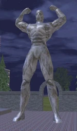 Statue of Dauntless in Skyway City