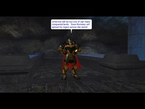 One of Romulus' lieutenants plots the end of Imperious