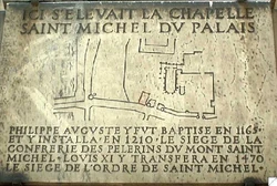 Chapelle Saint Michel du Palais, Île de la Cité, premier arrondissement