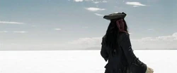 Jack being followed by rocks.