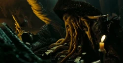 Davy Jones playing his organ.