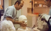 Mutant make-up preparation for Beneath the Planet of the Apes