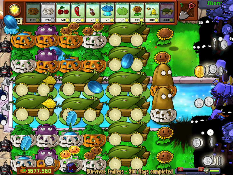 plants vs zombies 2 online endless challenge