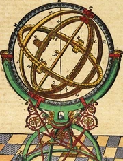 Instrument for observing celestial objects, 16th century.
