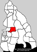 Localização de Santa Barbara no território portoclarense