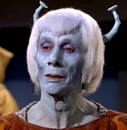 O Embaixador Shras, da lua Andoria, em 2267.