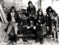 left to right: Johnny, Dee Dee, Tommy, Joey
