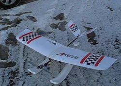 Slo-V modified with homemade snow runners
