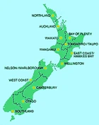 Map of New Zealand - Click to enlarge