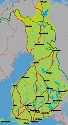 Map of Finland - Click to enlarge