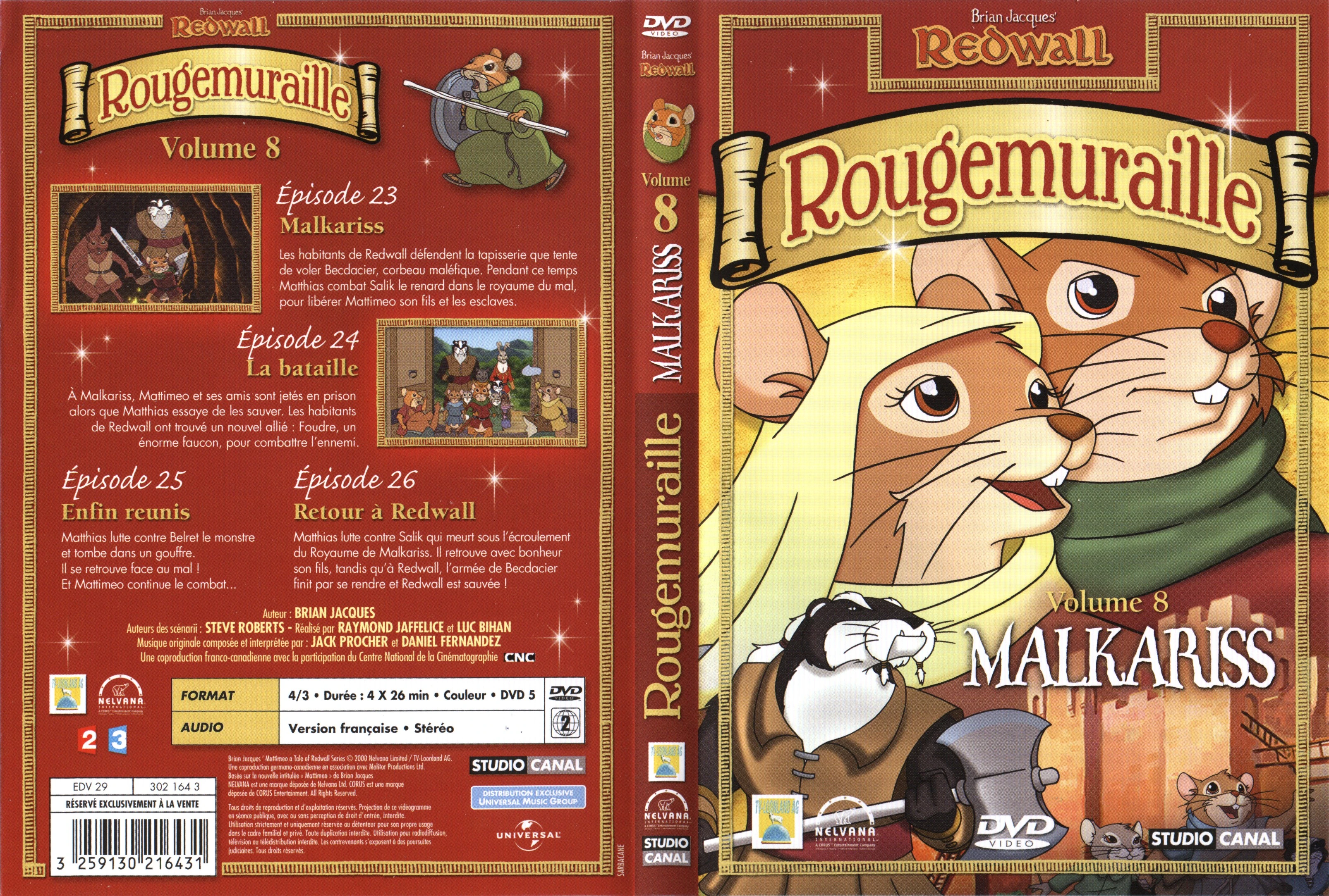 Rougemuraille: Malkariss DVD cover