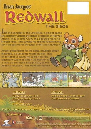 "Redwall: The Siege" Back Cover