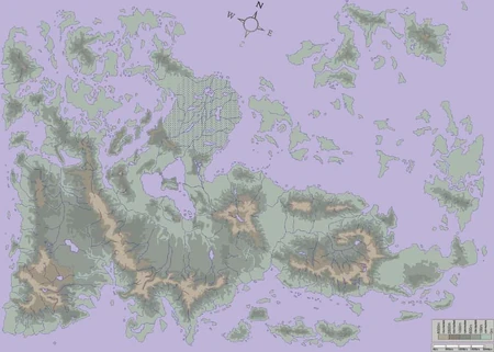 Geografische Karte von Kay Eriya