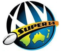 The current Super 14 logo