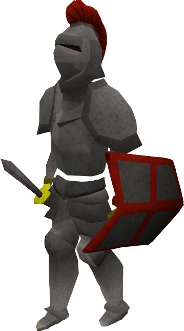 An animated Suit of Armour.