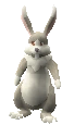 The Easter Bunny after the 2009 easter event.