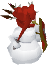 Dragon snowman