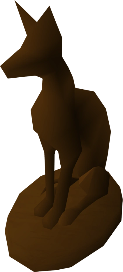 Pottery statuette