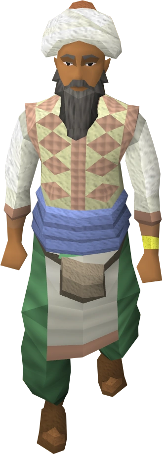A close view of Faruq
