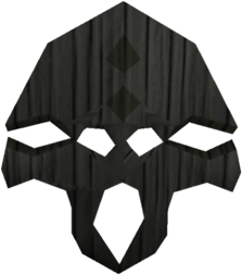 A detailed Black mask.