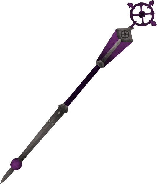 A detailed Ancient staff.