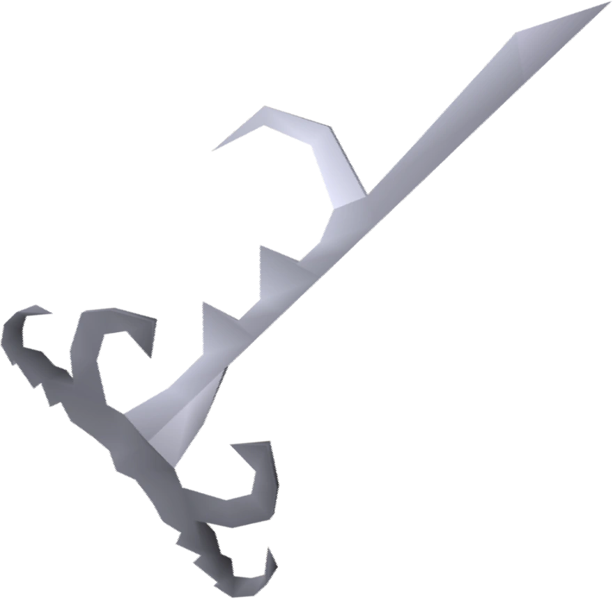 A detailed image of Godsword shards (1 and 3).