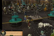 The gathering of the villagers