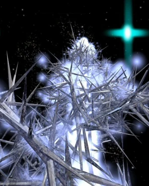 A piece of graphic art portraying Seren, the goddess of elves. This image was released by Jagex in a Postbag from the Hedge.