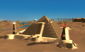 Pyramid top location