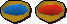 Coloured bowls of water.