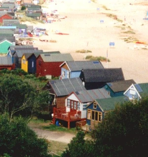 Mudeford Beach Huts, July, Photo credit:Philralph