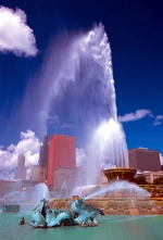 Buckingham Fountain in Chicago, Illinois