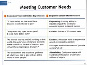 Meeting current needs felt by players of other online worlds.