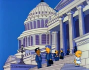 Lisa desapontada com a corrupção de Washington