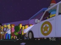 Os cidadões destruindo Springfield