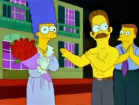 Marge sendo aplaudida