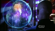 Lex observes the map of the world.