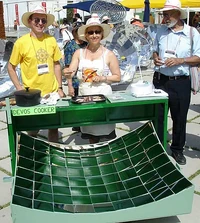 Xavier Devos pictured on the left in this photo