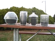 Some of SharonID's alternative pot covers.