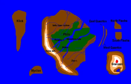 Illia following flooding from asteroid.