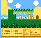Screenshot of Kirby's Adventure.